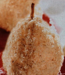 «Груши в орехах» десерт из груши рецепт приготовления